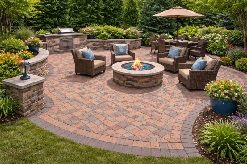 Patio Brick Installation in Fairfield County, CT